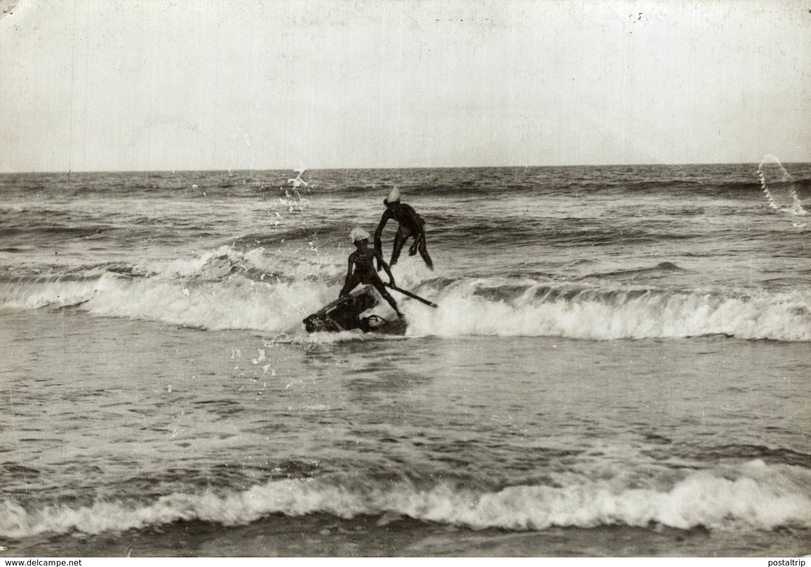 INDE INDIA Chennai MADRAS FISHERMAN +- 16* 12CM Fonds Victor FORBIN (1864-1947) - Lieux