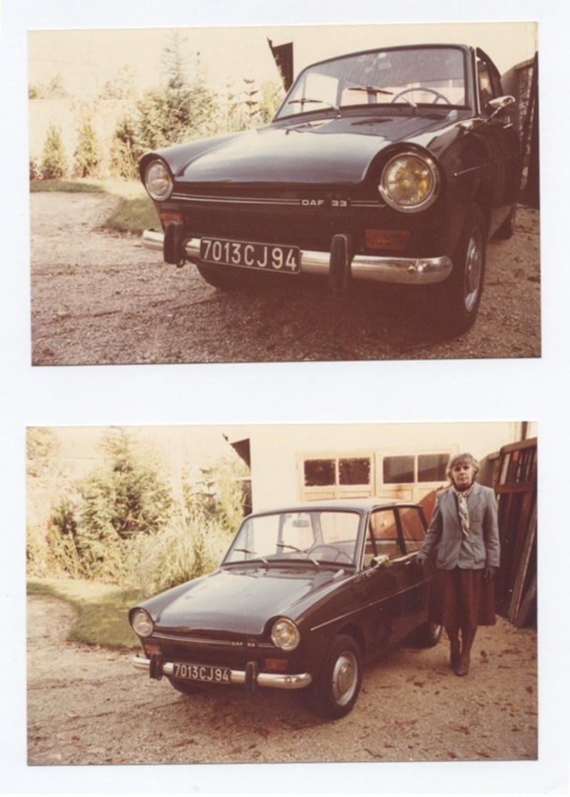 7 PHOTOS + NEGATIVE  DAF 33     - B62 - Cars