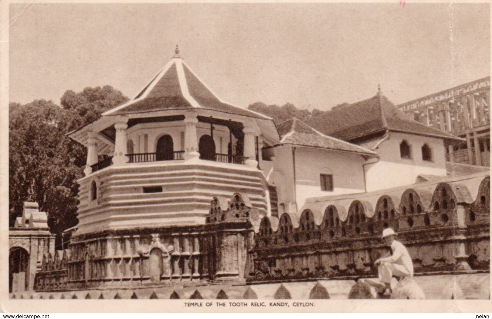 TEMPLE OF THE TOOTH RELIC-KANDY-CEYLON-NON  VIAGGIATA - Sri Lanka (Ceylon)