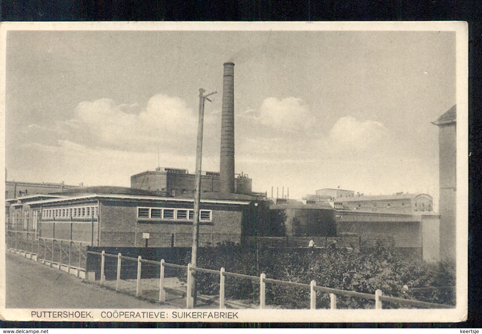 Puttershoek - Cooperatieve Suikerfabriek - 1929 - Andere & Zonder Classificatie