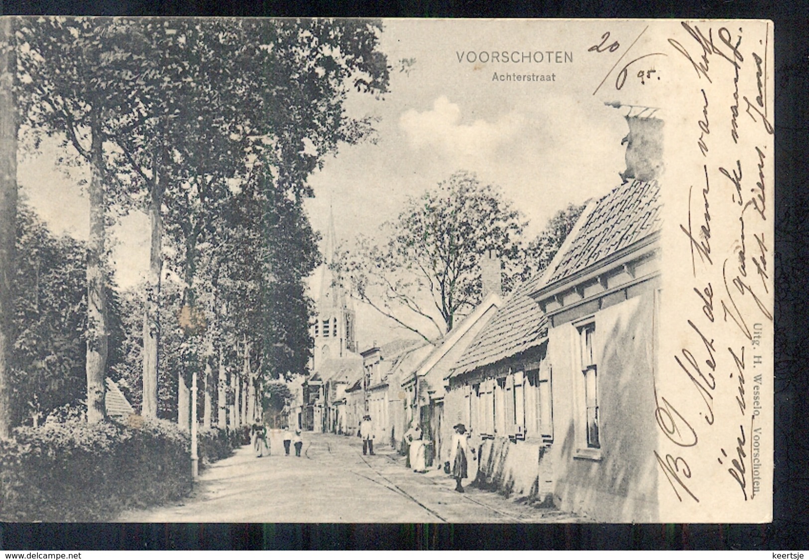 Voorschoten - Achterstraat - 1903 - Andere & Zonder Classificatie