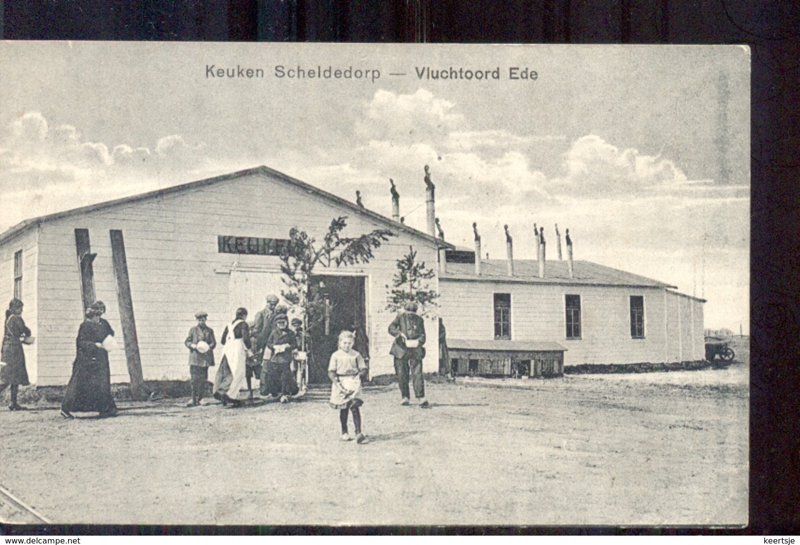 Vluchtoord Ede - Keuken Scheldedorp - 1916 Militair Vrznd - Ede