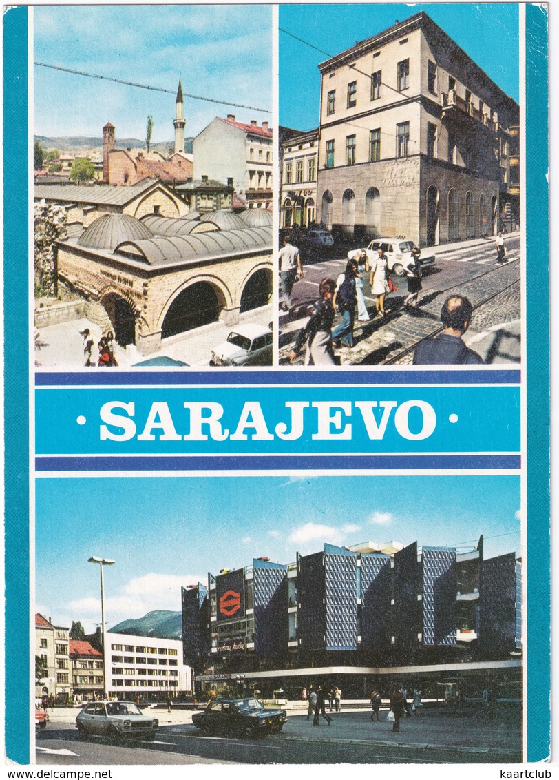 Sarajevo: FIAT 127, 125S, ZASTAVA 600, SKODA 1000 MB  - (YU.) - Toerisme