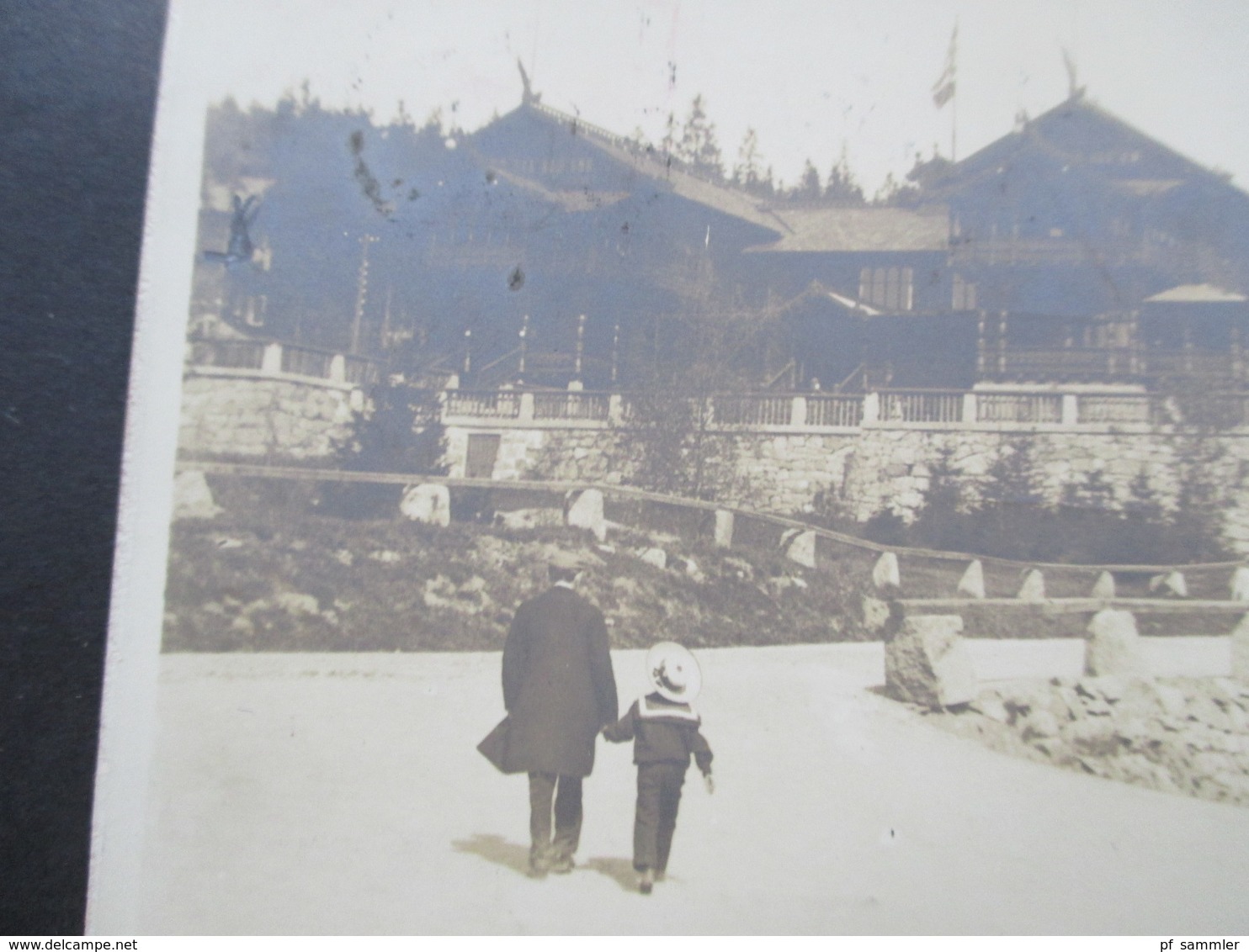 Norwegen 1914 Echtfoto AK Holmenkollen Kristiana Nach Leipzig Gesendet! Nr. 94 EF 100 Jahre Unabhängigkeit - Covers & Documents