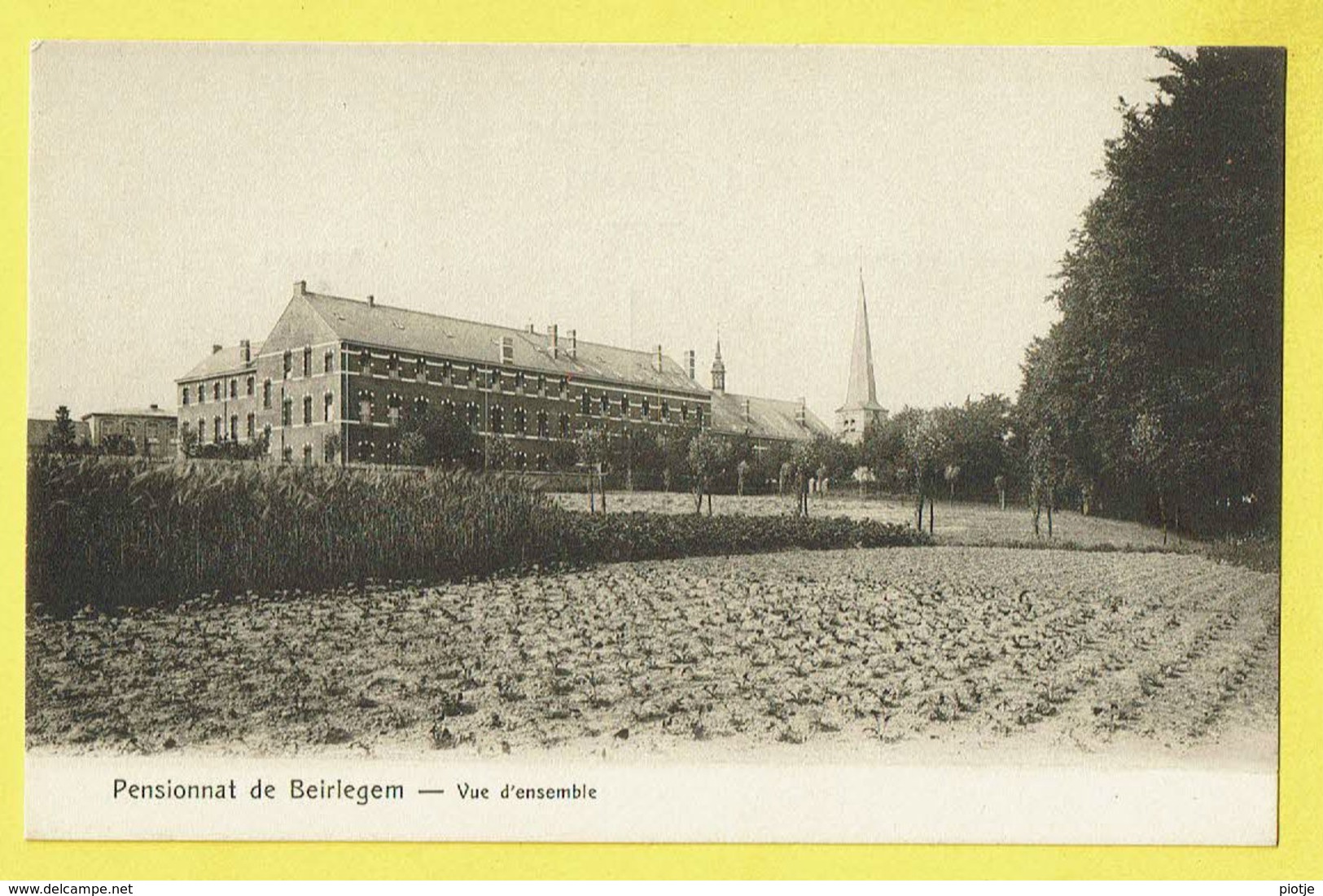 * Beirlegem - Beerlegem (Zwalm) * Pensionnat De Beirlegem, école, School, Vue D'ensemble, Panorama, Old - Zwalm