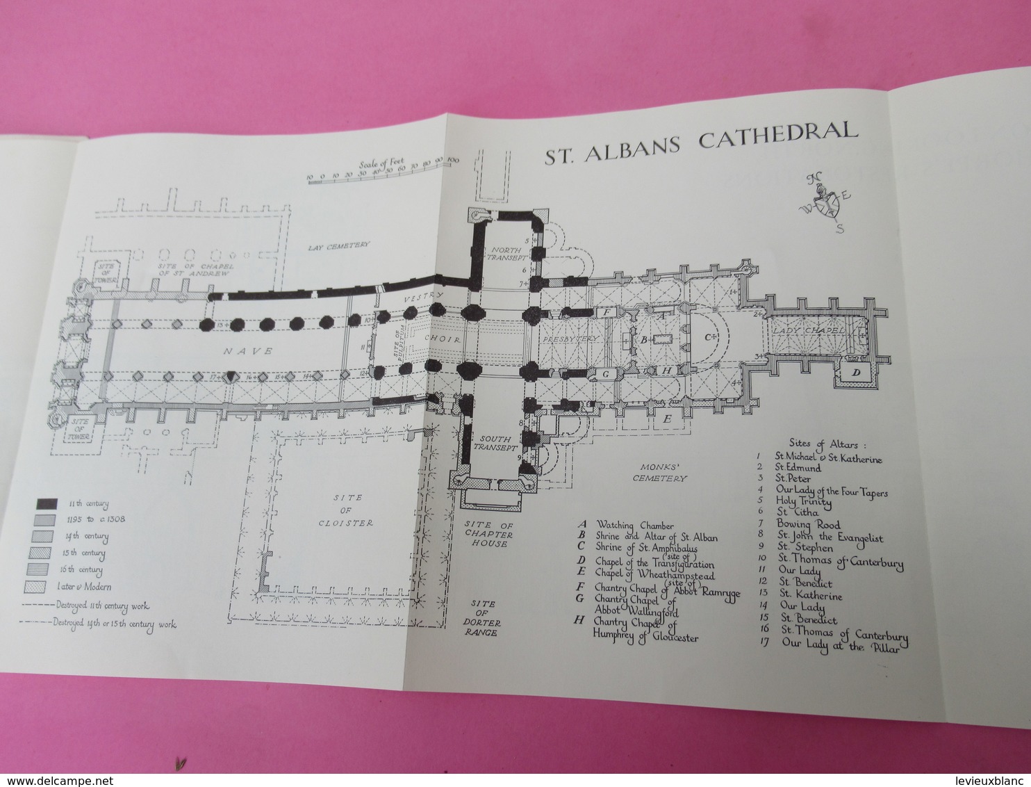 Guide/ANGLETERRE/ a Guide to SAINT ALBANS CATHEDRAL/London her Majesty's stationery Office/1956     PGC339