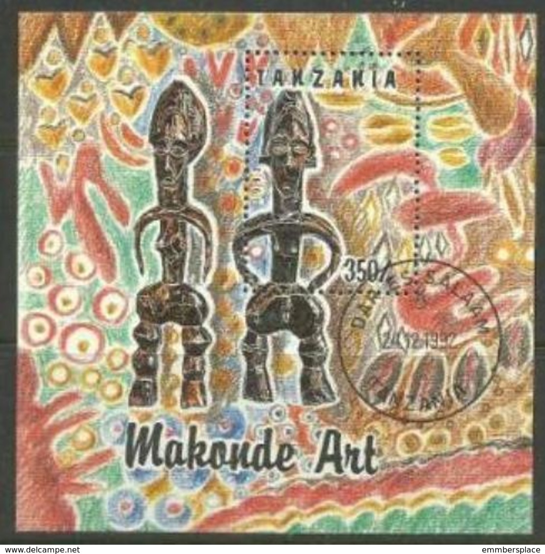 Tanzania - 1992 Makonde Art S/sheet  CTO    SG MS1492  Sc 985H - Tanzania (1964-...)