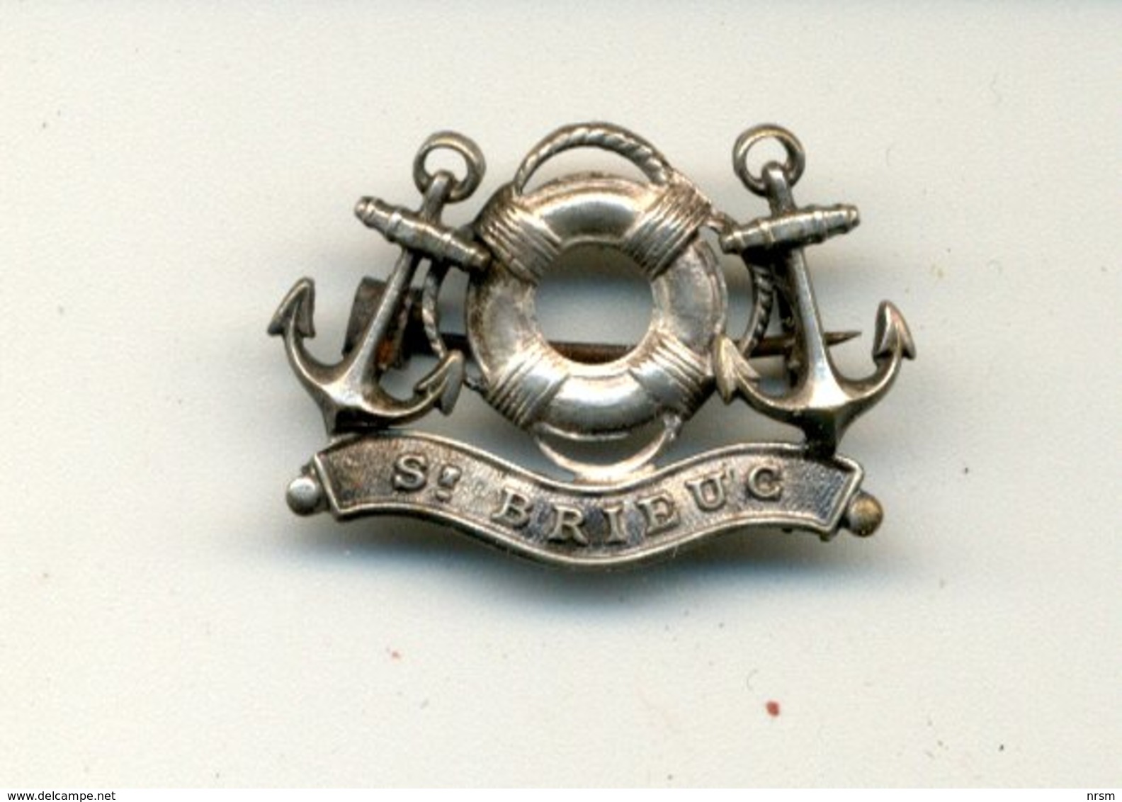 Broche - Insigne / St Brieuc (Bouée Et Ancres) - Cities