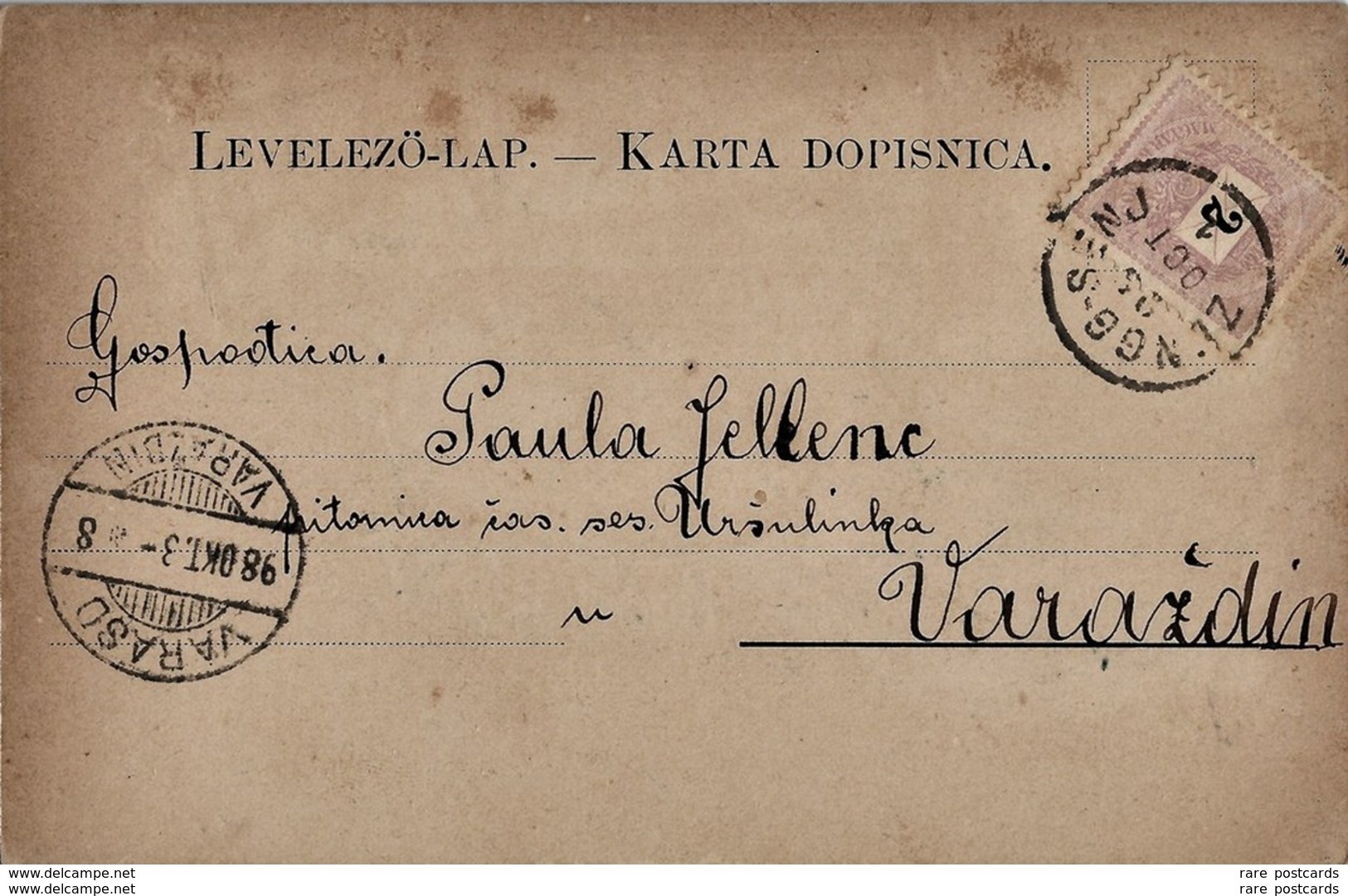 Senj 1898. Circulated - Croatia - Croatia