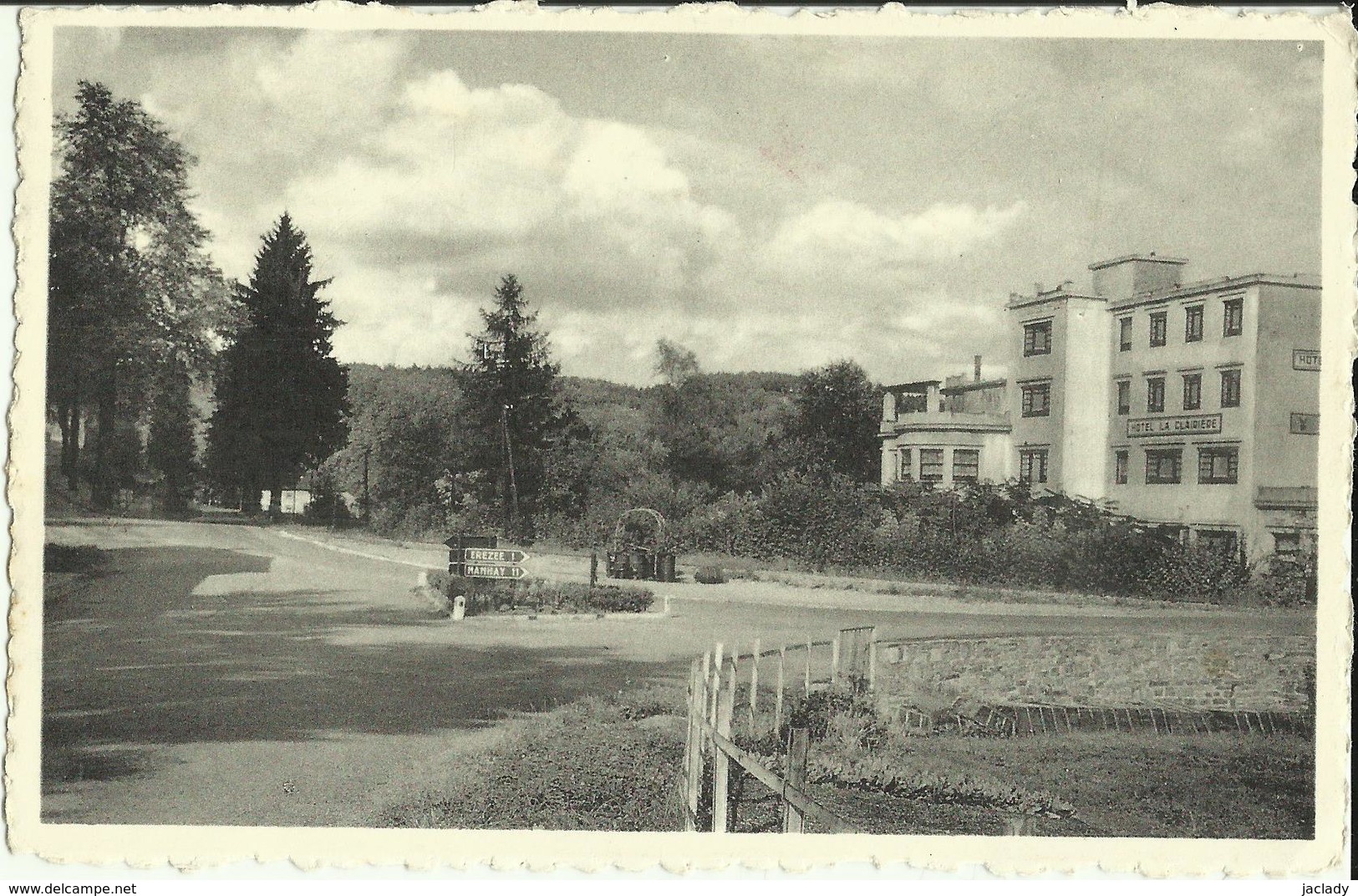 Erezée -- Hôtel La Clairière.    (2 Scans) - Erezée