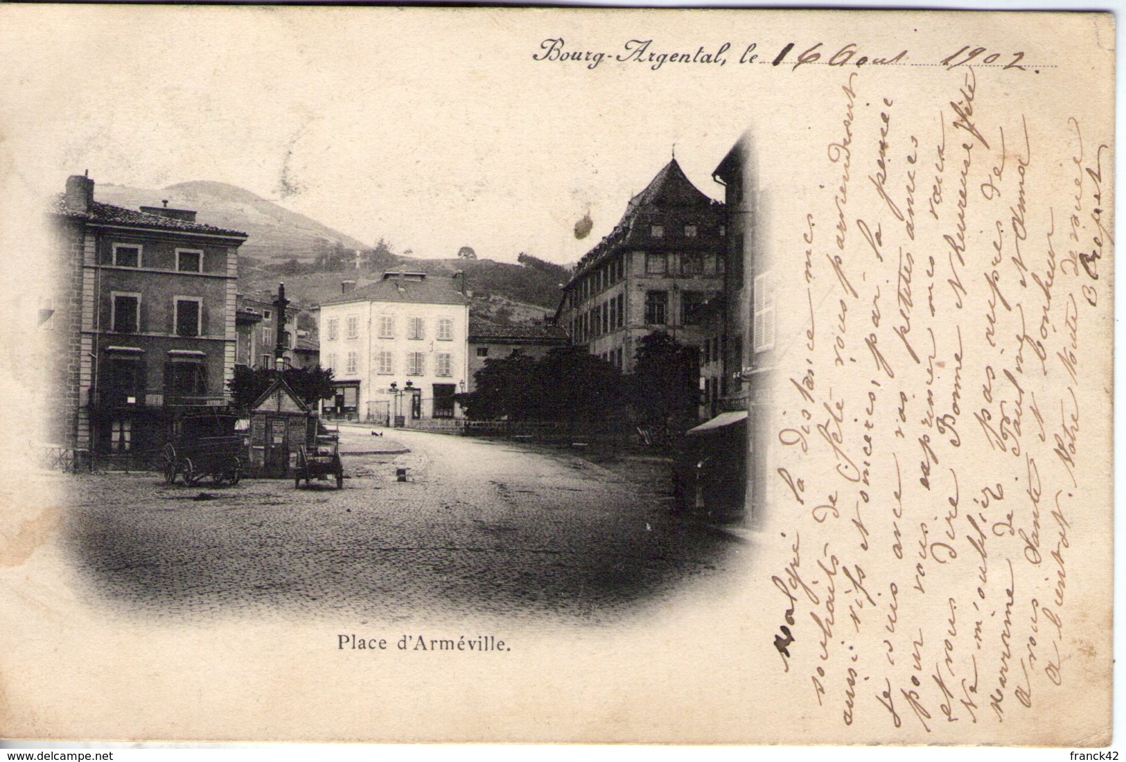 42. Bourg Argental. Place D'armeville - Bourg Argental