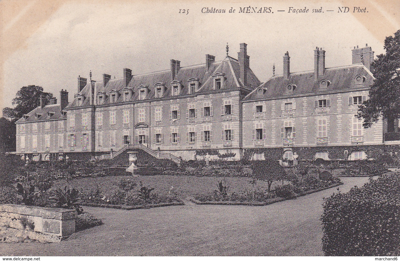 Ménars Le Chateau Façade Sud éditeur N D N°125 - Other & Unclassified