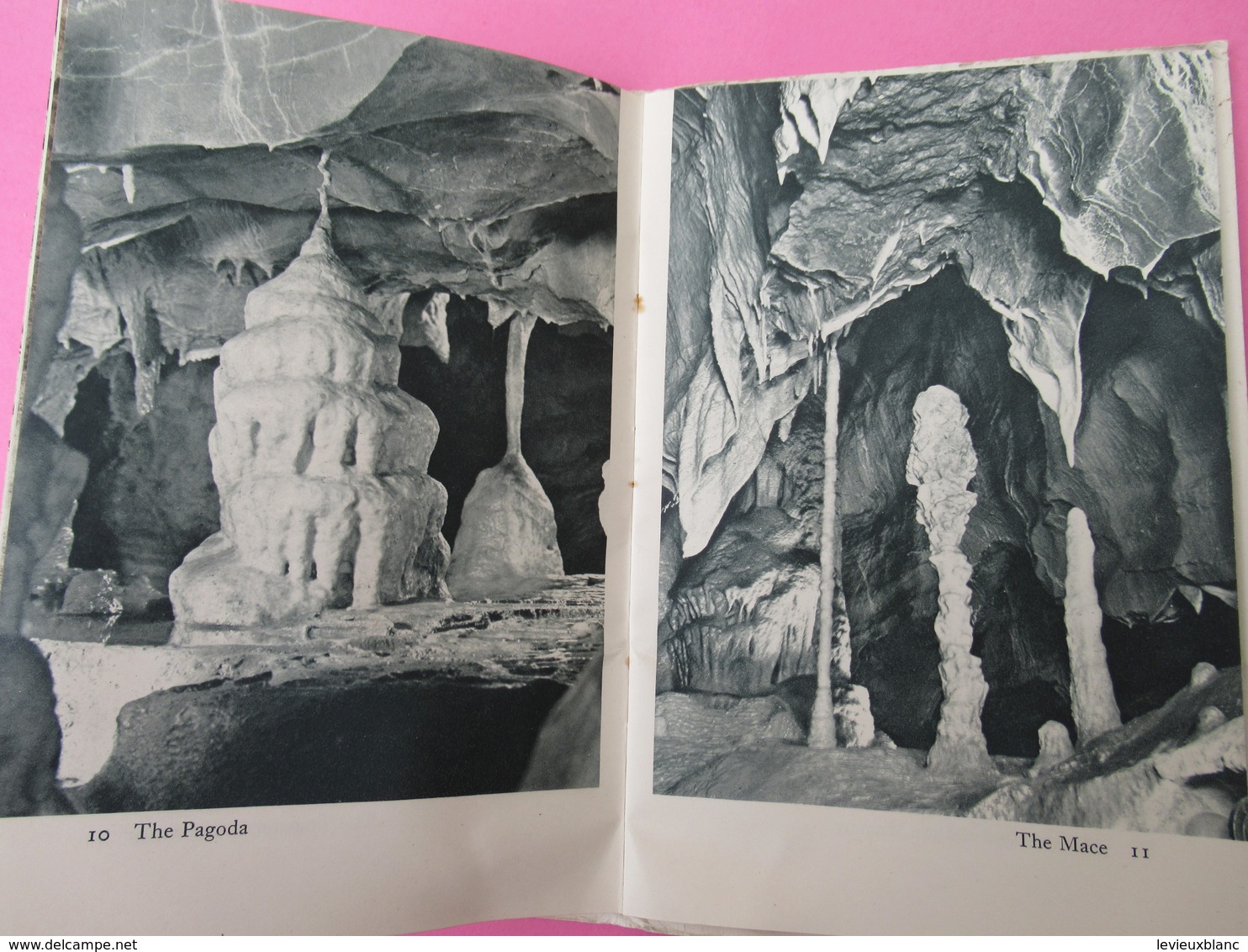 Guide/ANGLETERRE/ CHEDDAR CAVES/Described by Marchioness of Bath/Vers 1950   PGC341