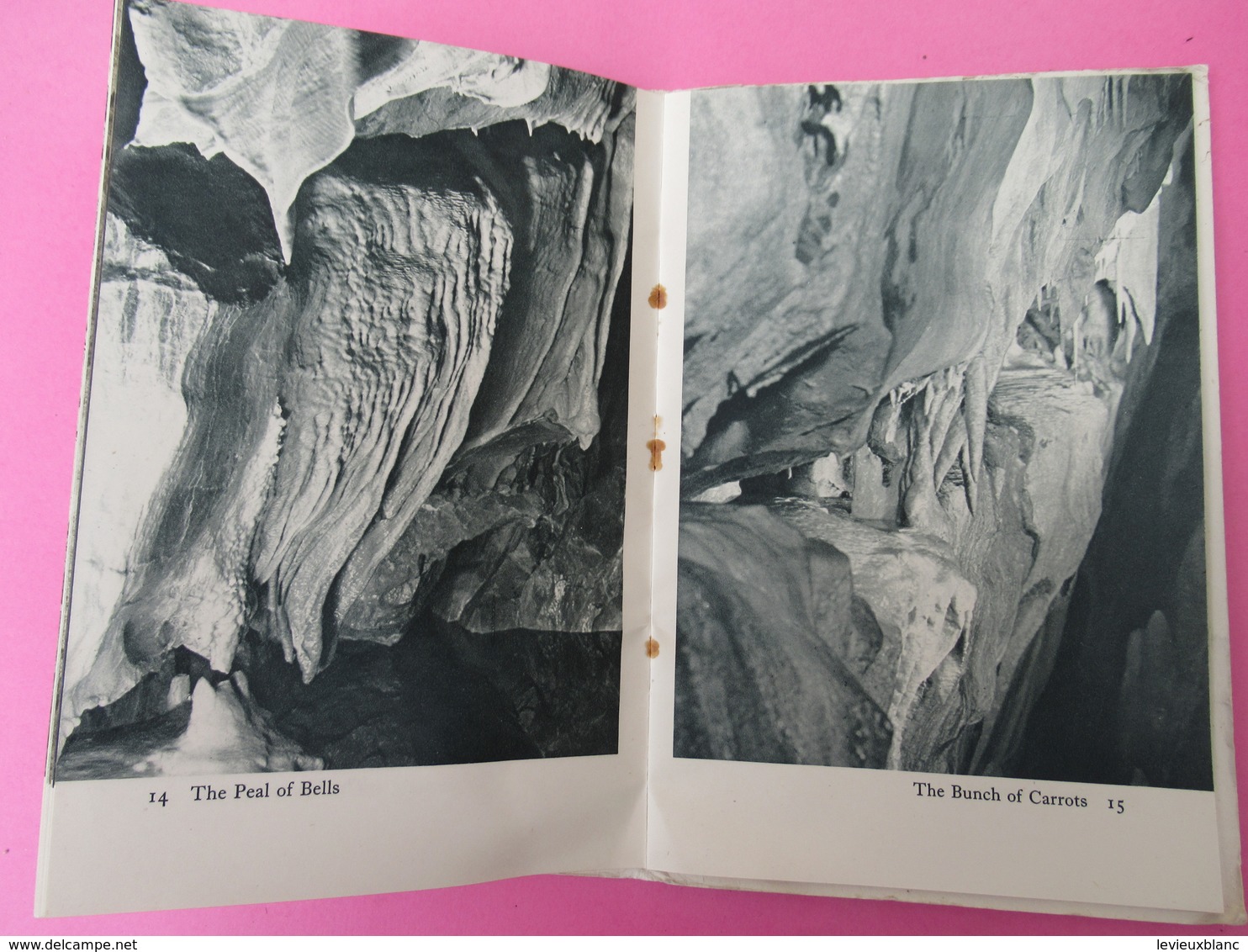 Guide/ANGLETERRE/ CHEDDAR CAVES/Described by Marchioness of Bath/Vers 1950   PGC341