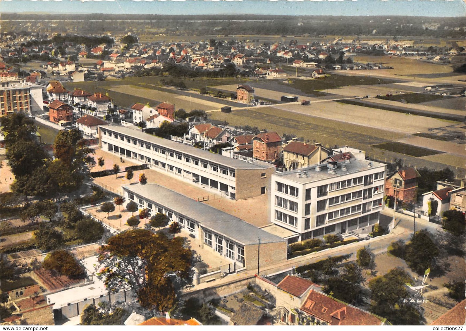 78-MONTESSON- LE NOUVEAU GROUPE SCOLAIRE VUE DU CIEL - Montesson