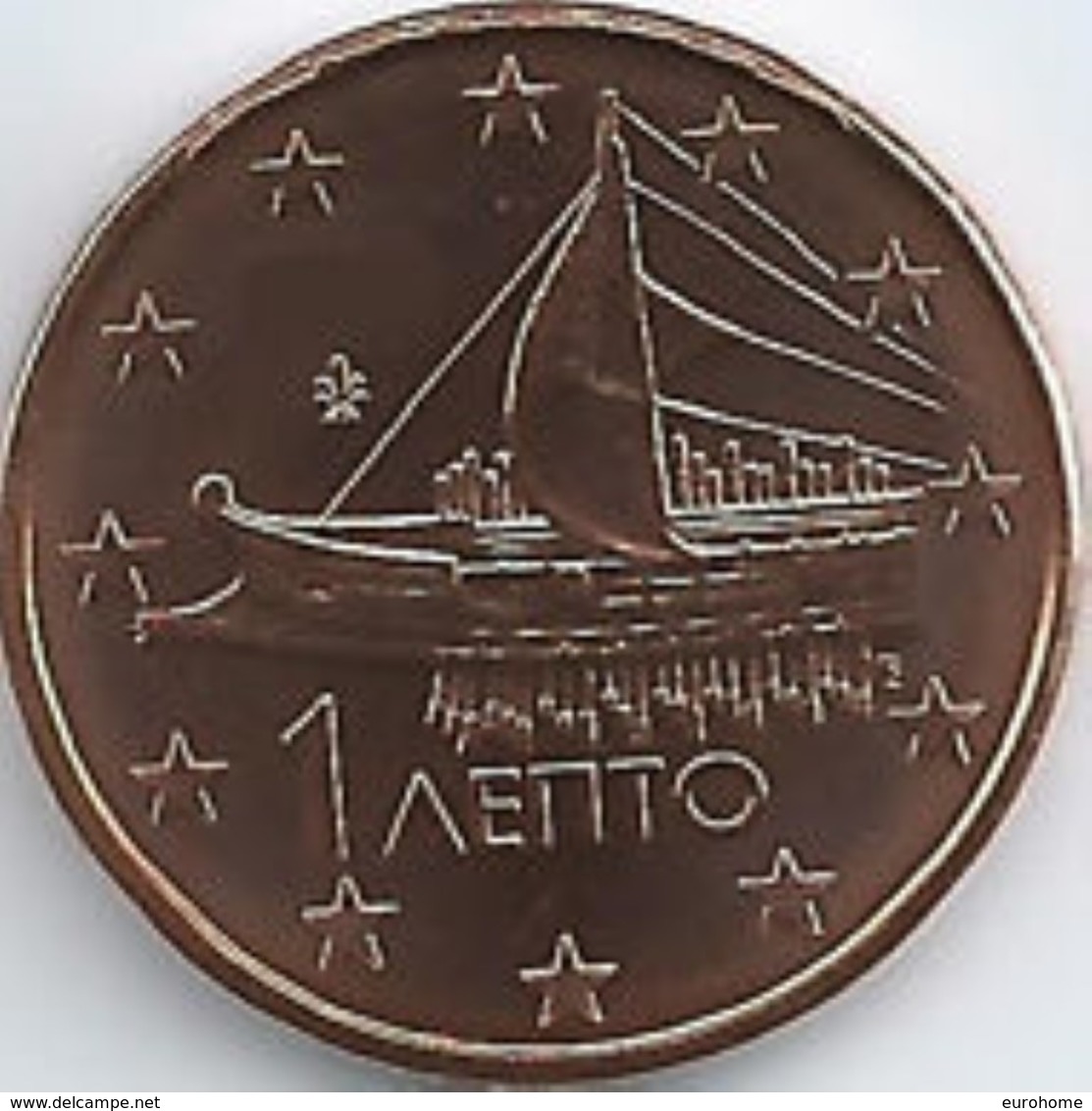 Griekenland    2019  1 Cent    UNC Uit De Rol  UNC Du Rouleaux  !!! - Grèce