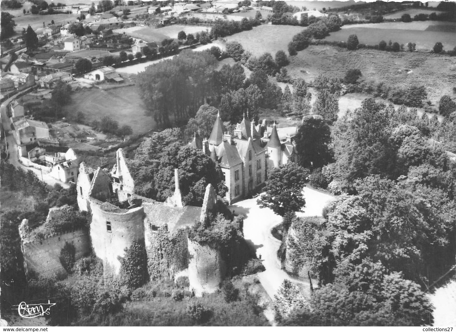 79-BRESSUIRE- ANCIEN ET NOUVEAU CHATEAU DE BRESSUIRE - Bressuire