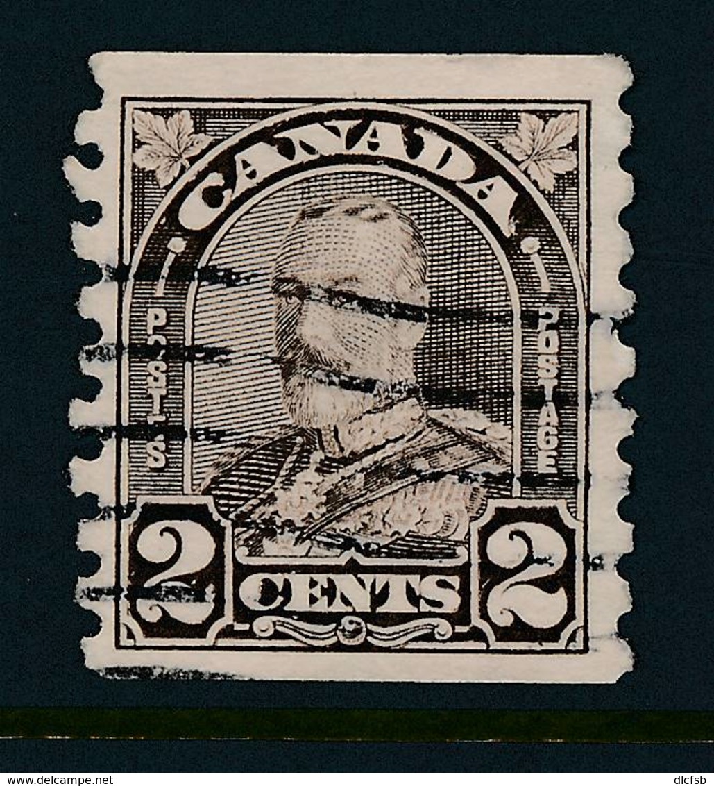 CANADA, 1930 WELL-CENTERED And FINE  2c Coil Stamp P Imperf X8 - Gebruikt