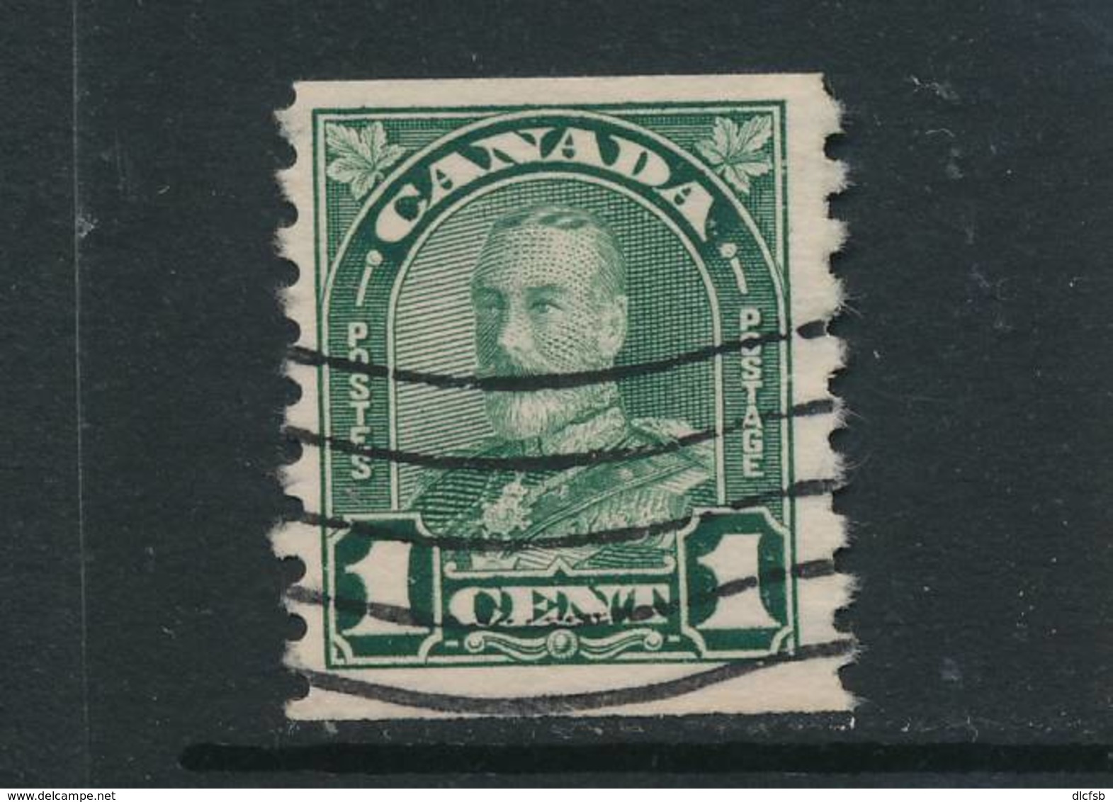 CANADA, 1930 1c Coil Stamp P Imperf X 8 , Fine - Gebruikt
