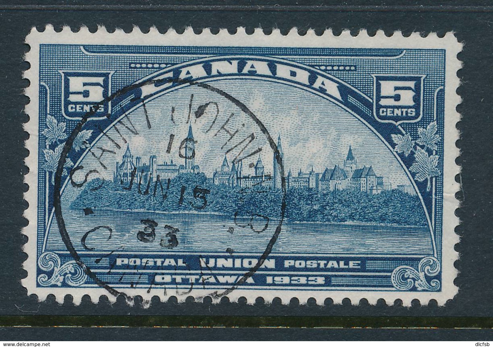 CANADA, 1933 WELL-CENTERED And FINE  UPU - Gebruikt