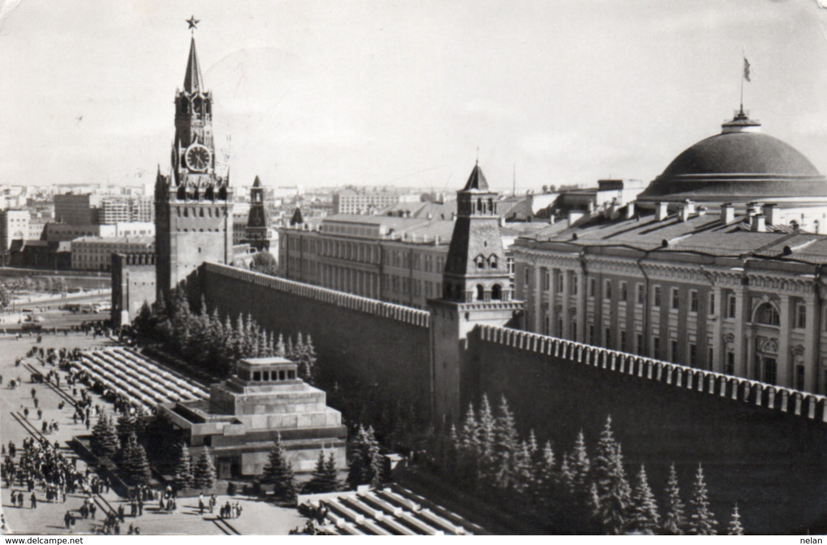 MOSCOW-RED SQUARE- VIAGGIATA - Rusland