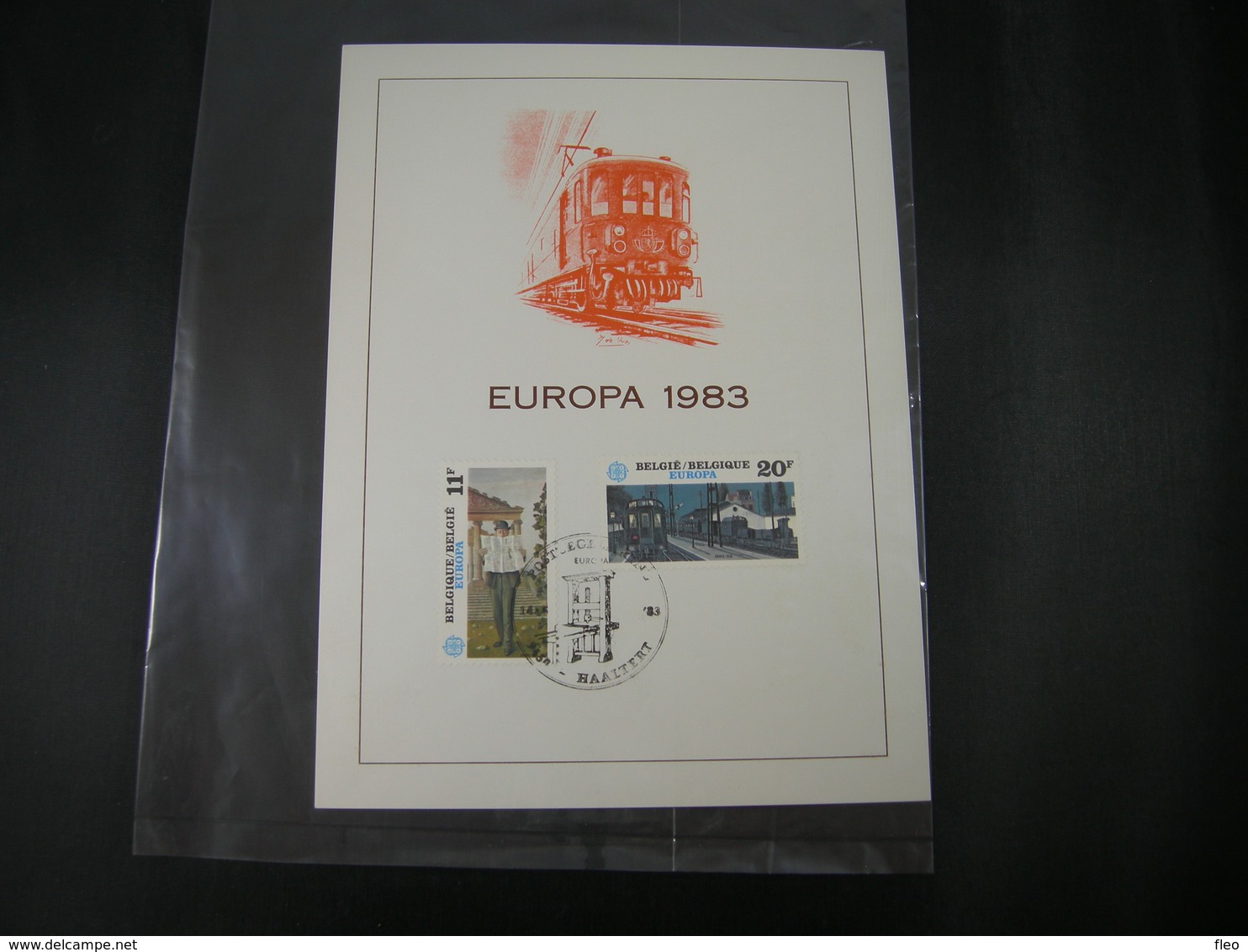 BELG.1983 2092 2093 FDC Filatelic Card (Haaltert) : " EUROPA 83 " - 1981-1990