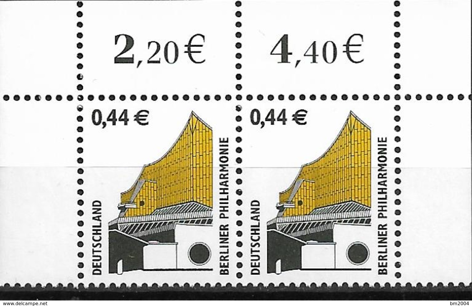 2002 Allem Fed. Deutschland     Mi. 2298** MNH  Sehenswürdigkeiten: Berliner Philharmonie - Unused Stamps