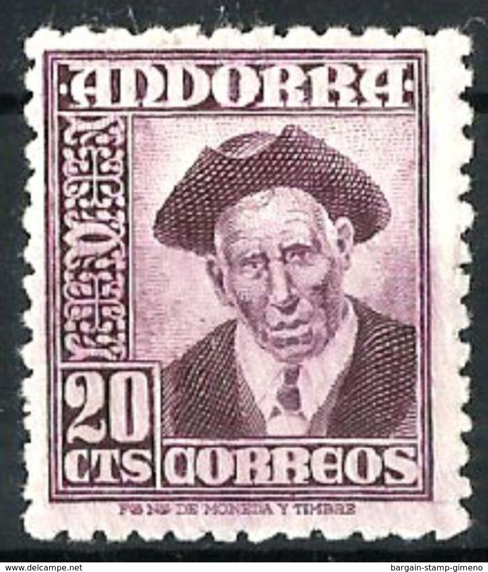 Andorra Española Nº 48 En Nuevo - Unused Stamps