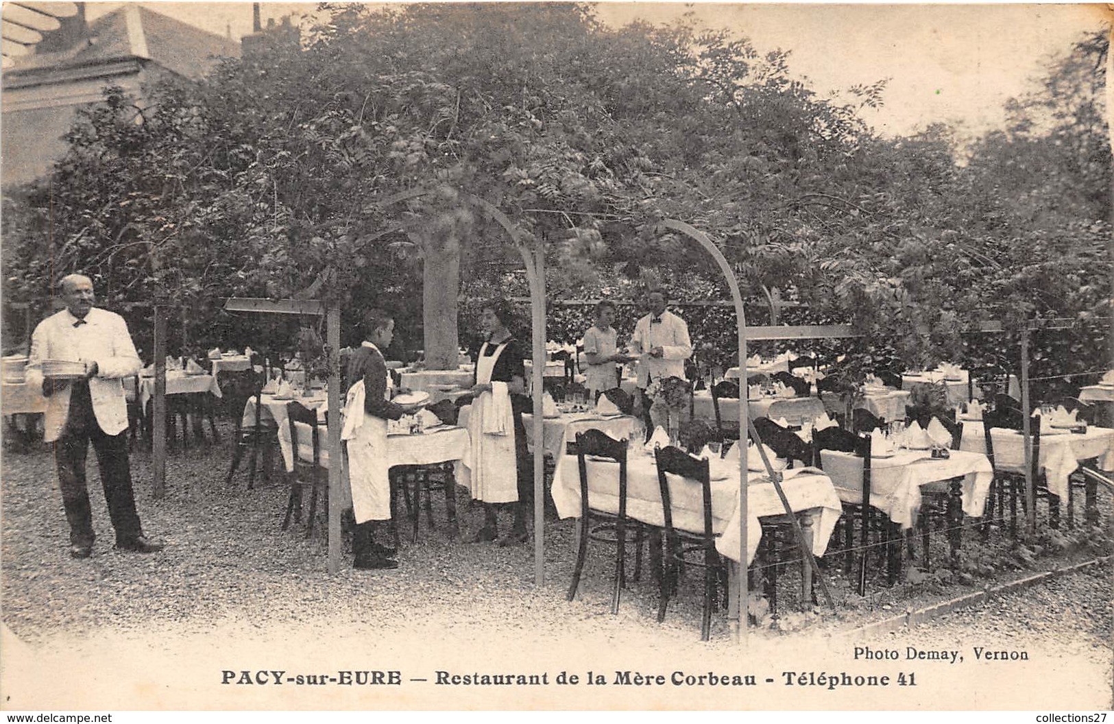 27-PACY-SUR-EURE- RESTAURANT DE LA MERE-CORBEAU - Pacy-sur-Eure