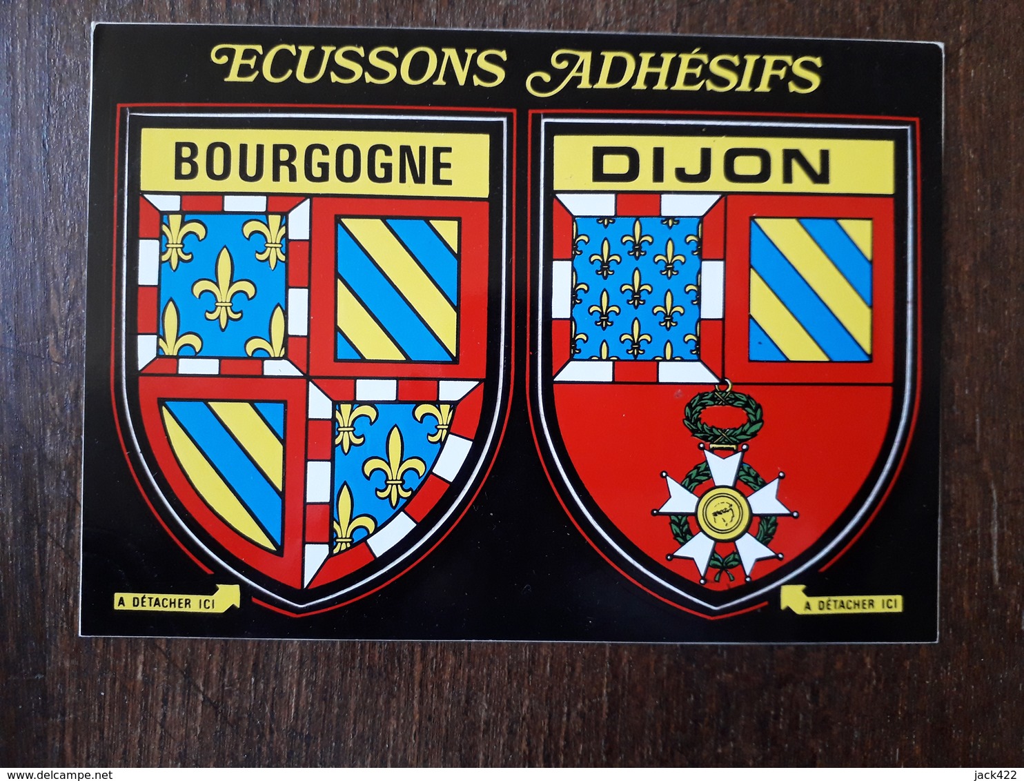 L22/278 Ecussons Adhésifs. Dijon. Bourgogne - Dijon