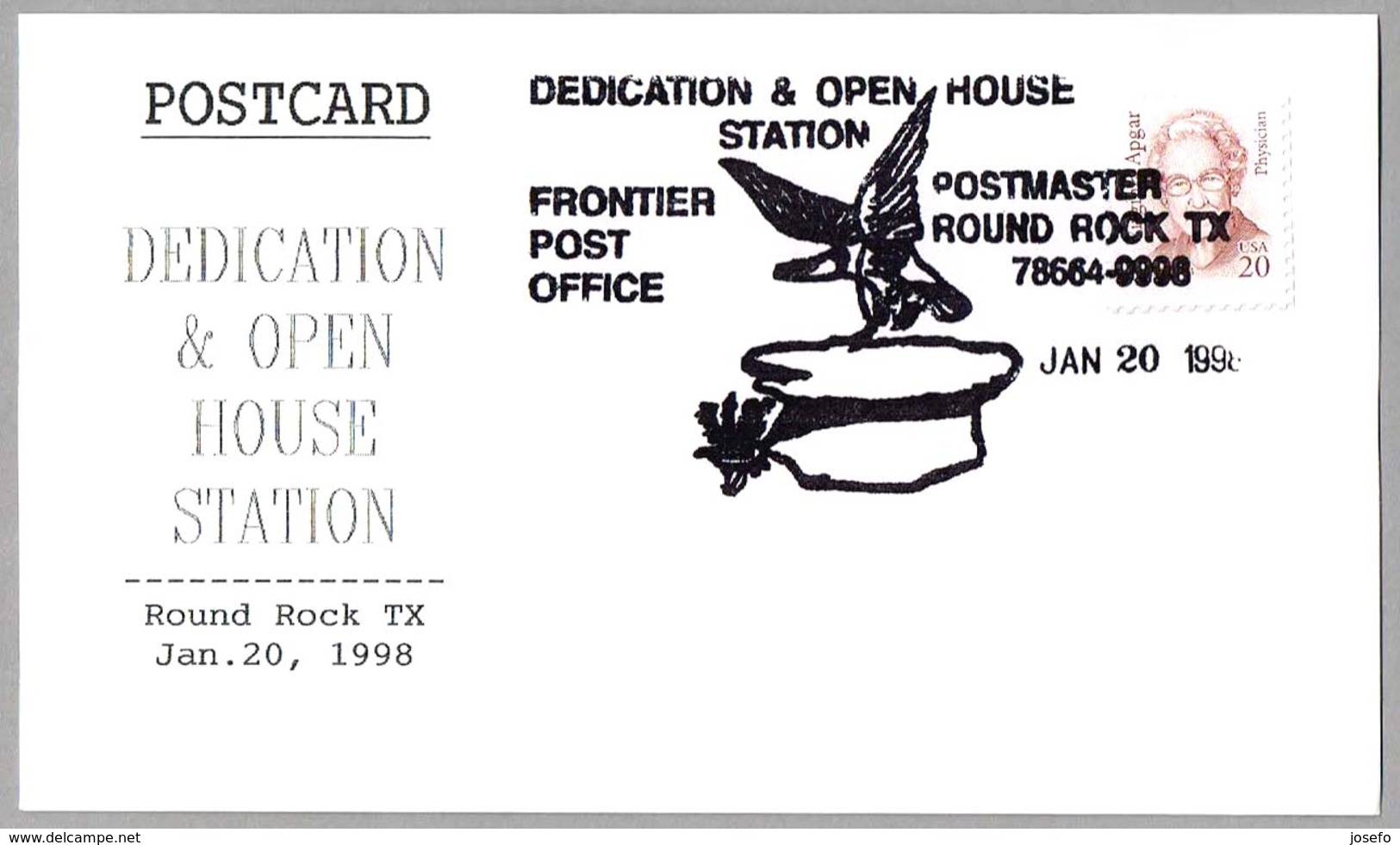 Dedication & Open House. AGUILA - EAGLE. Round Rock TX 1998 - Águilas & Aves De Presa