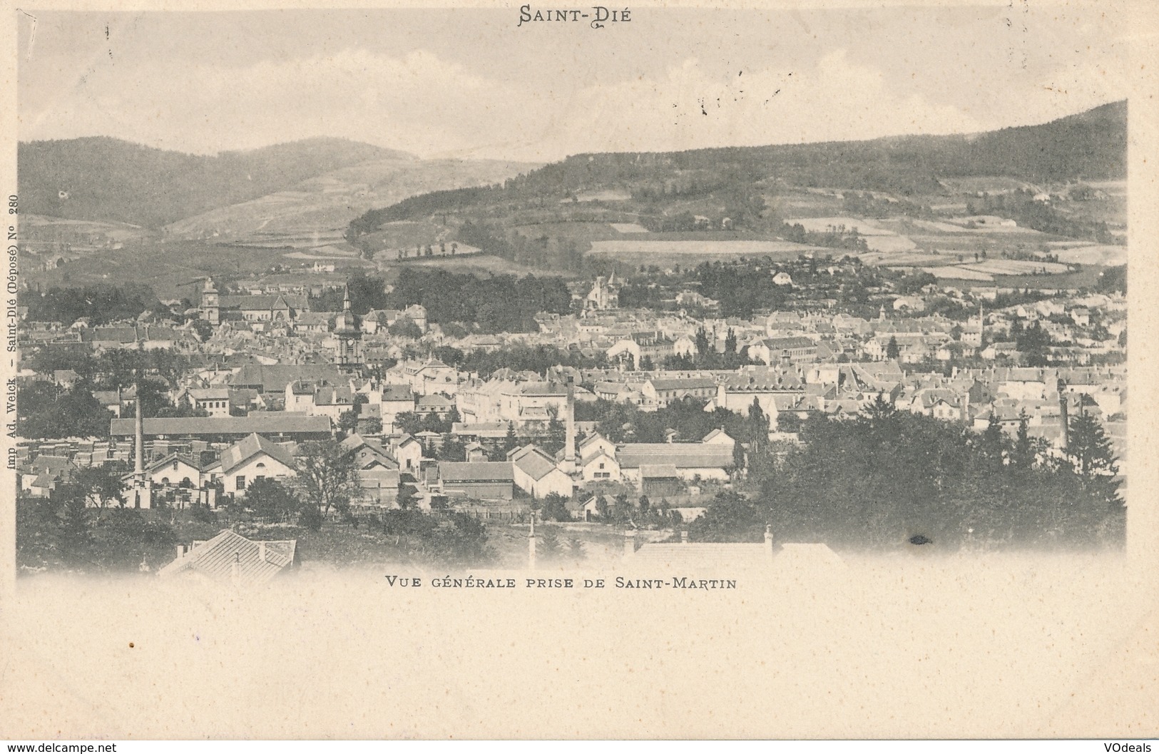 CPA - France - (88) Vosges - Saint-Die - Vue Générale - Saint Die