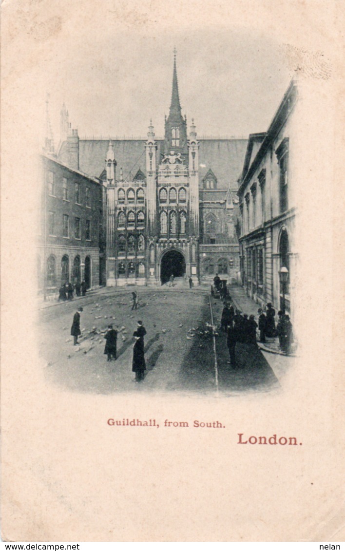 GUILDHALL FROM SOUTH-LONDON-1900-NON  VIAGGIATA - Tower Of London