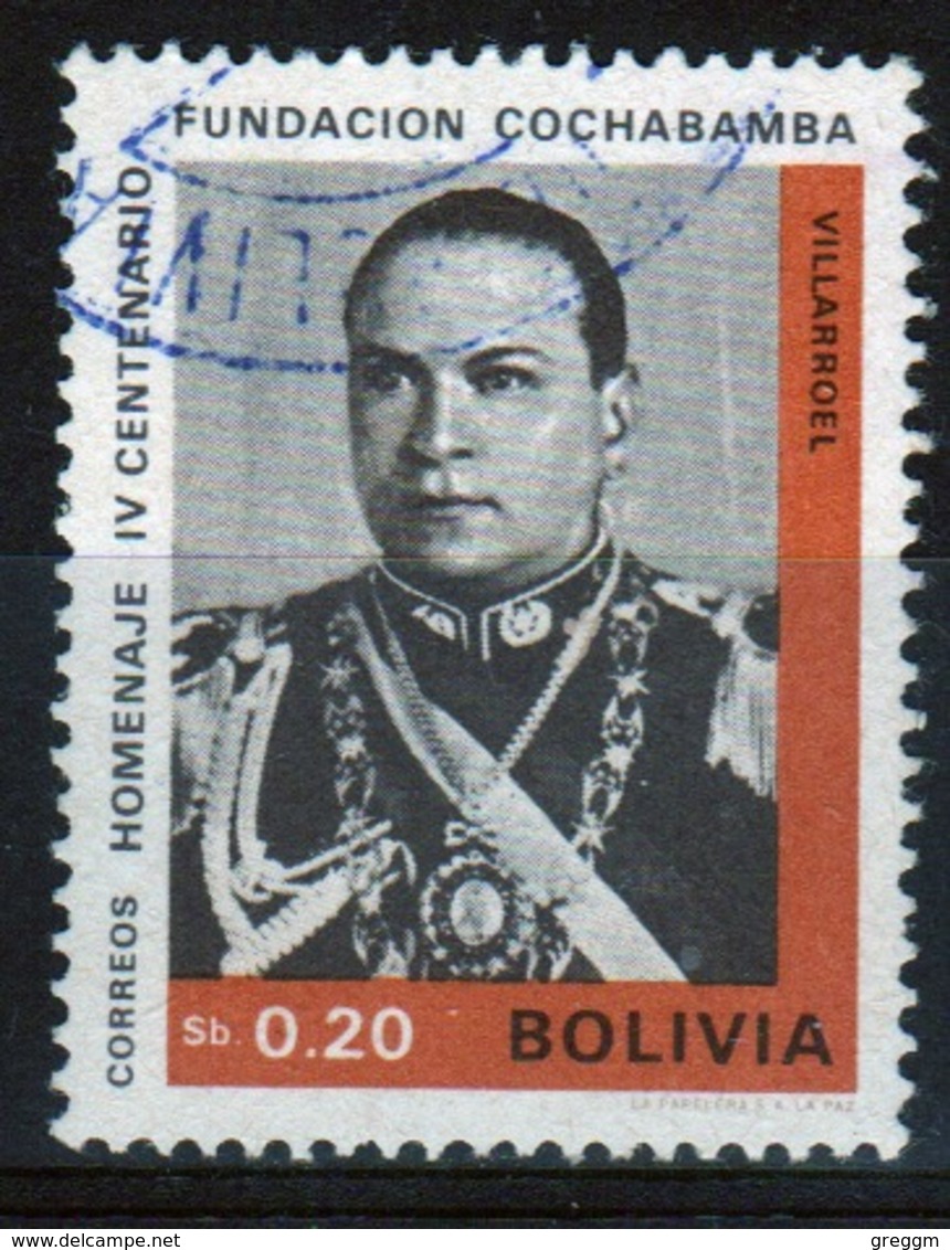 Bolivia 1968 Single 20c Stamp From The 400th Anniversary Of Cochabamba. Set. - Bolivia