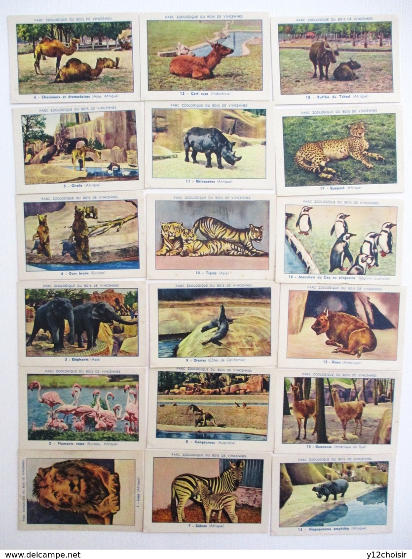 25 VUES CARTES DANS ETUI PARC ZOOLOGIQUE DU BOIS DE VINCENNES MUSEUM NATIONAL HISTOIRE NATURELLE - Autres & Non Classés