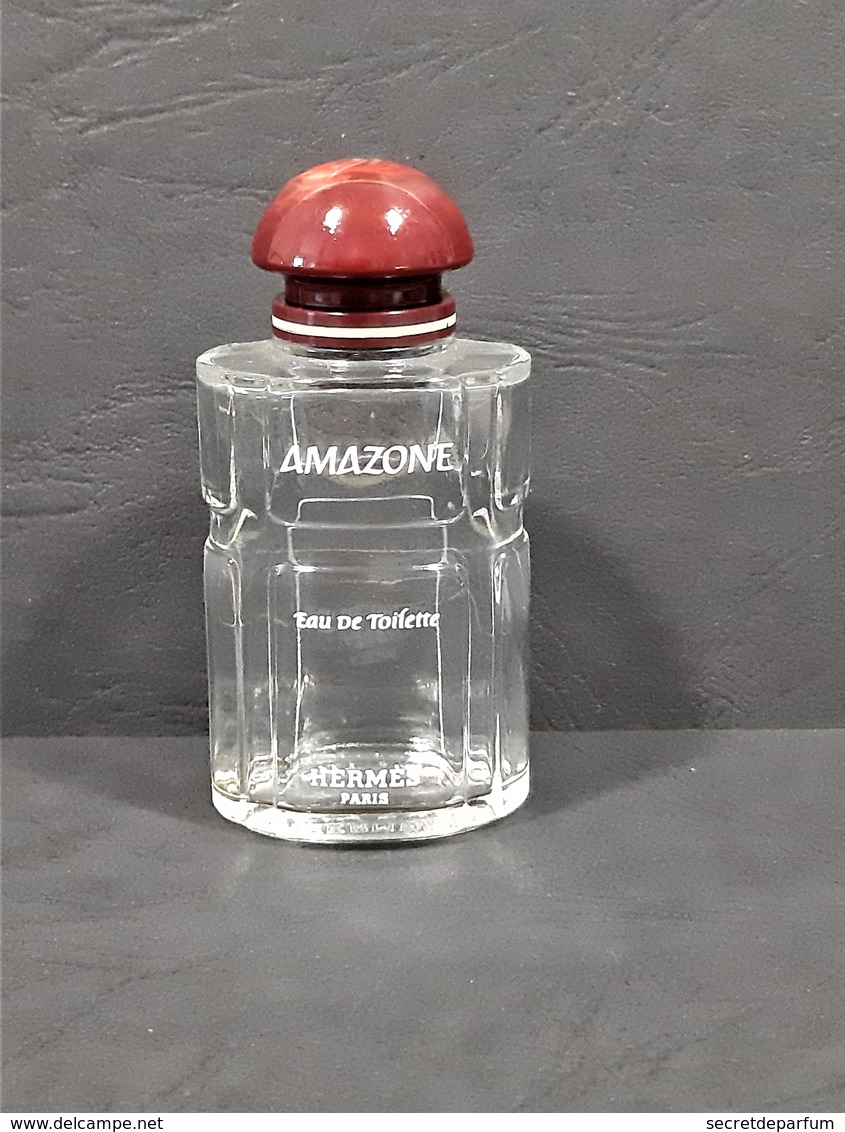 Miniatures De Parfum  AMAZONE  De Hermès  EDT VIDE  HAUTEUR  7.8 Cm - Miniaturen Damendüfte (ohne Verpackung)