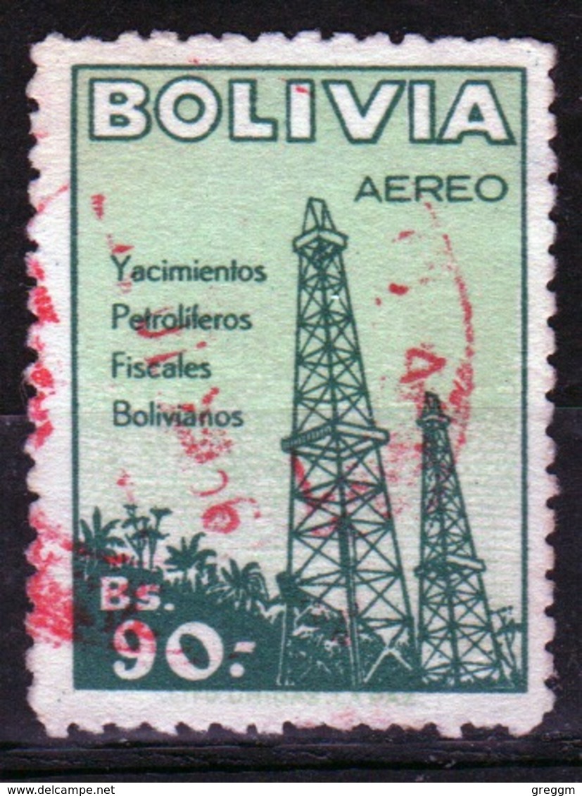 Bolivia 1955 Single 90b Stamp From The Development Of The Petroleum Industry. - Bolivia