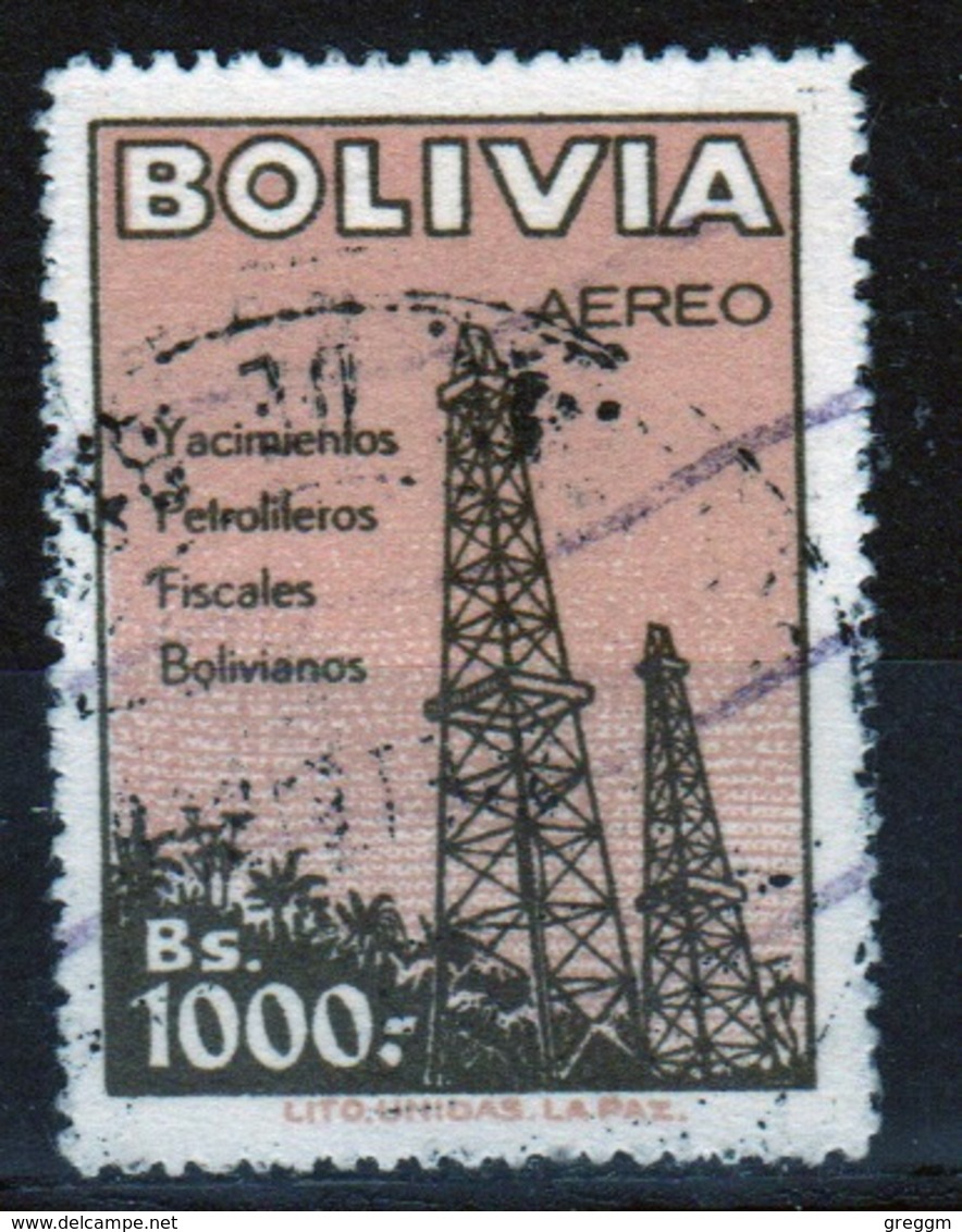 Bolivia 1955 Single 1000b Stamp From The Development Of The Petroleum Industry. - Bolivië