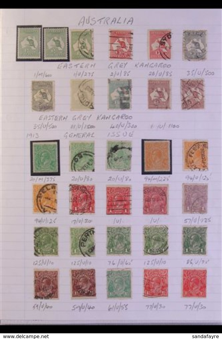 BRITISH COMMONWEALTH COLLECTION 1860's-1990's Some Mint But Mostly Used Stamps In Three Albums, We See Abu Dhabi Through - Other & Unclassified