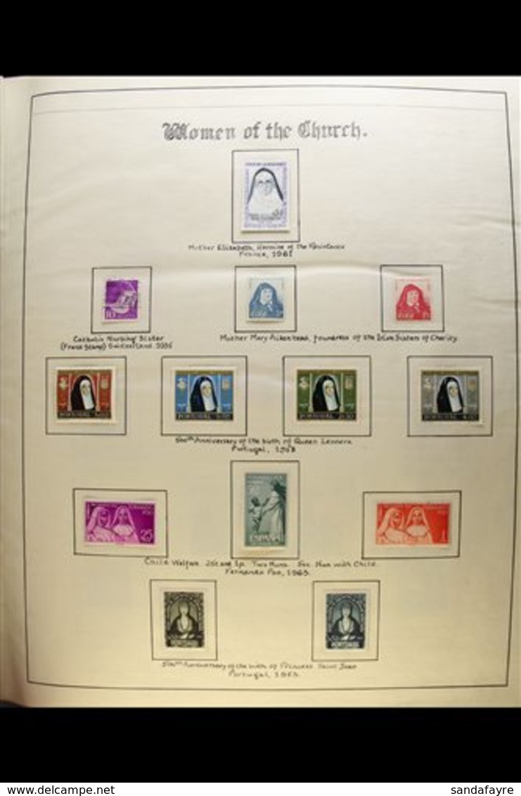 CHRISTIANITY ON STAMPS - LAITY AND CLERGY OF THE CHURCH A Substantial Mint And Used Thematic Collection Nicely Presented - Non Classificati