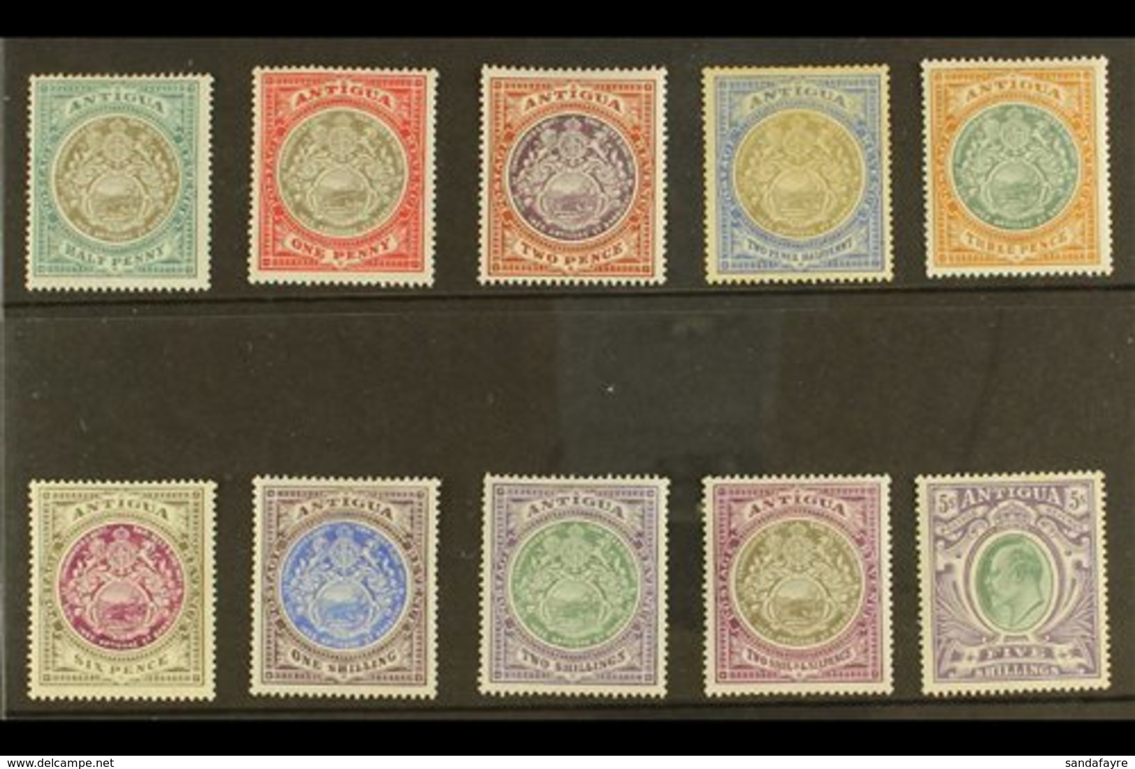 1903-07 (wmk Crown CC) Complete Set, SG 31/40, Very Fine Mint. (10 Stamps) For More Images, Please Visit Http://www.sand - Otros & Sin Clasificación