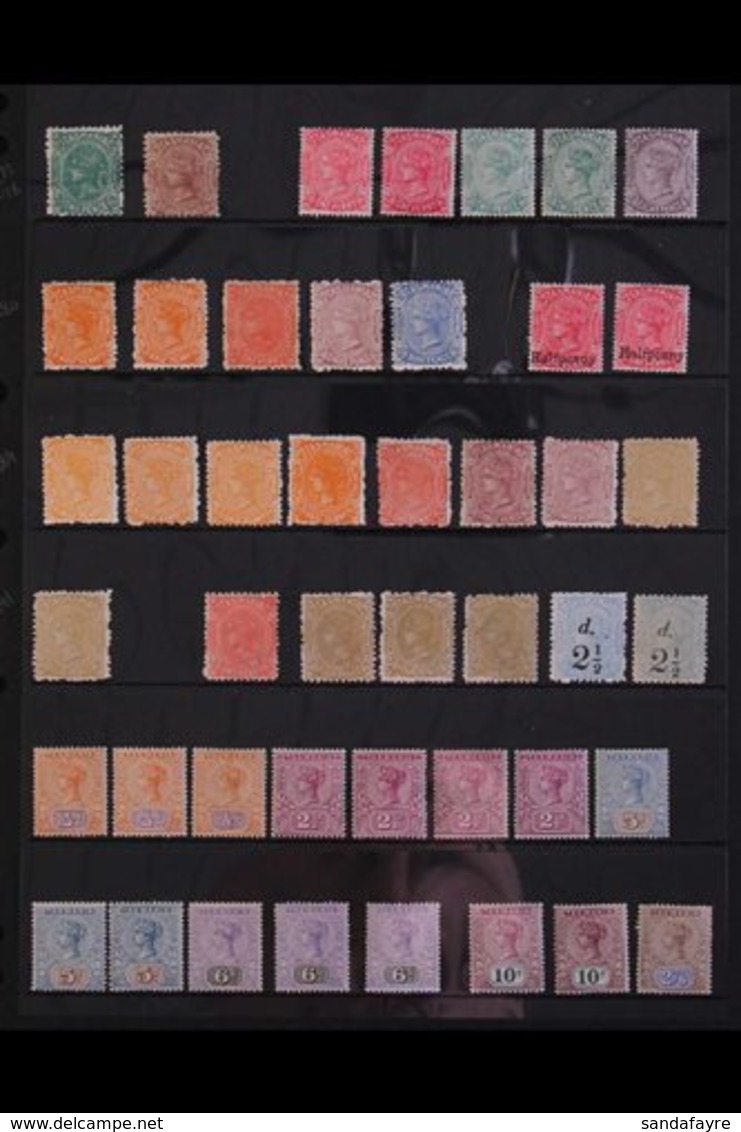 TASMANIA 1857-1912 ATTRACTIVE MINT COLLECTION Presented On A Pair Of Stock Pages, Inc 1871-78 2d & 3d, 1878 Set, 1880-91 - Autres & Non Classés