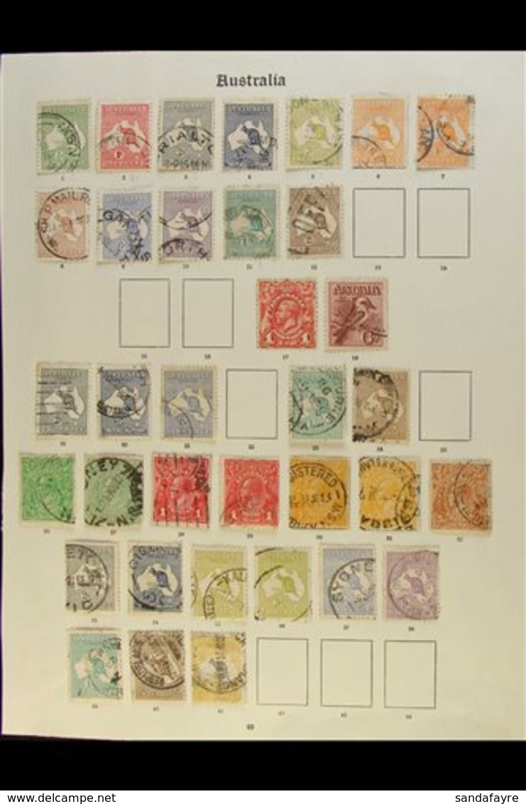 1913-1936 ALL DIFFERENT COLLECTION CAT £2000+ A Mint & Used (mostly Used) Collection Presented On "Imperial" Printed Alb - Otros & Sin Clasificación