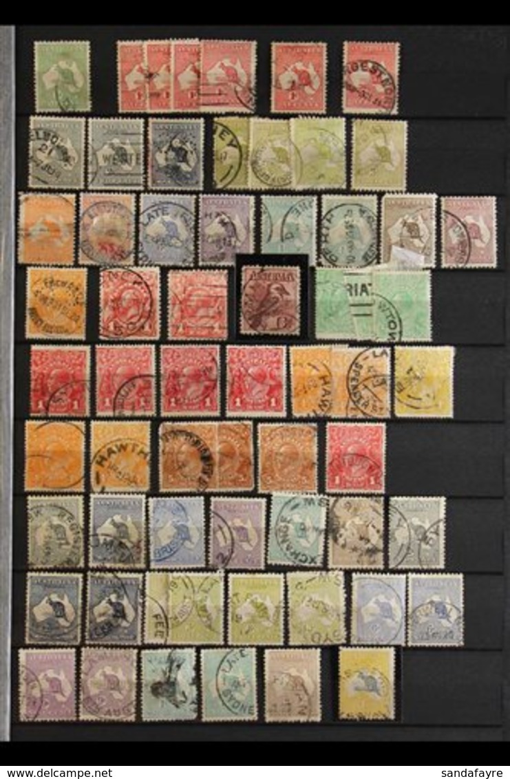 1913-2009 USED COLLECTION Housed Neatly, In Two Large Stock Books, Arranged By Date Of Issue, We See An Excellent Range  - Other & Unclassified