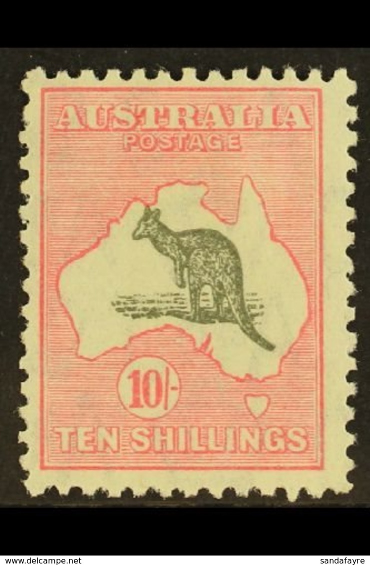 1931-36 10s Grey & Pink Roo, SG 136, Fine Mint, Lovely Fresh Colour. For More Images, Please Visit Http://www.sandafayre - Autres & Non Classés