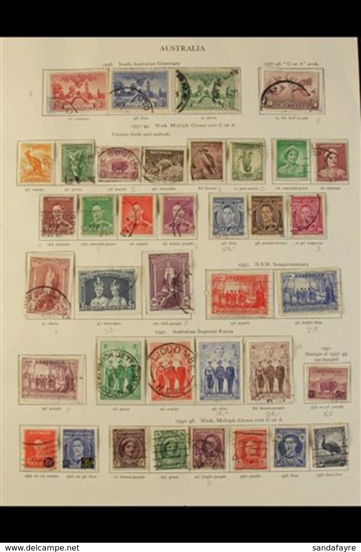 1936-52 FINE USED COLLECTION Presented On Printed Pages With No Spaces Left To Fill For "Basic" Postal Issues. Includes  - Other & Unclassified