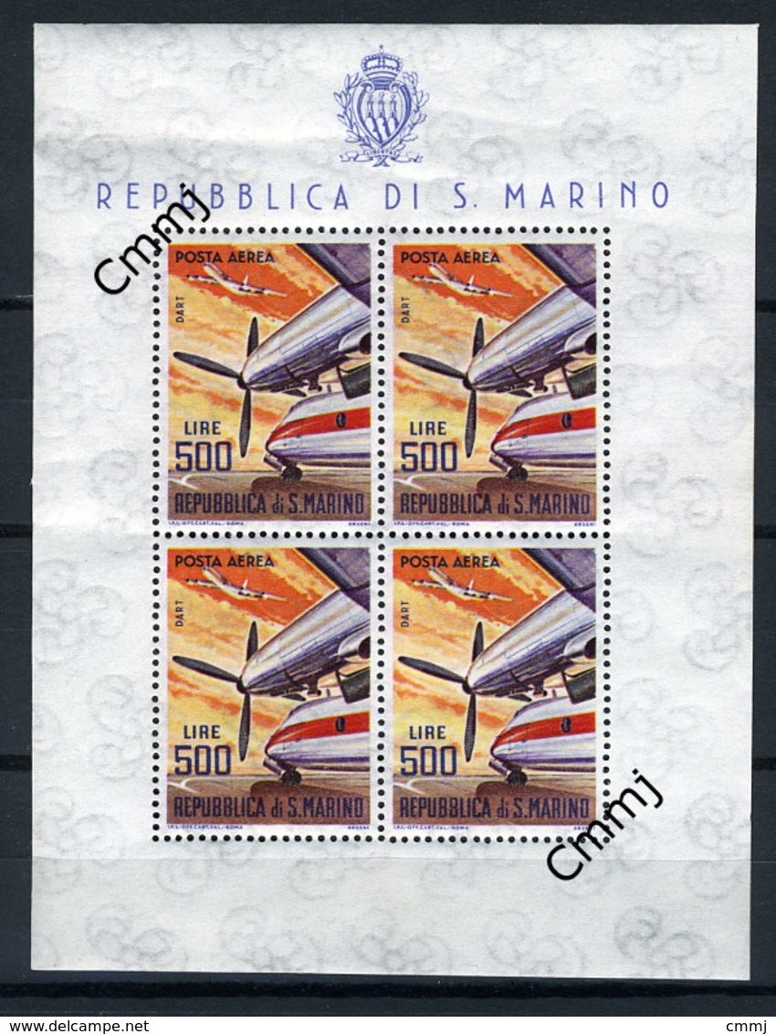 1965 - SAINT-MARIN - SAN MARINO - Catg. Unif. BF 37 - NH - (SM2017.27...) - Blocchi & Foglietti