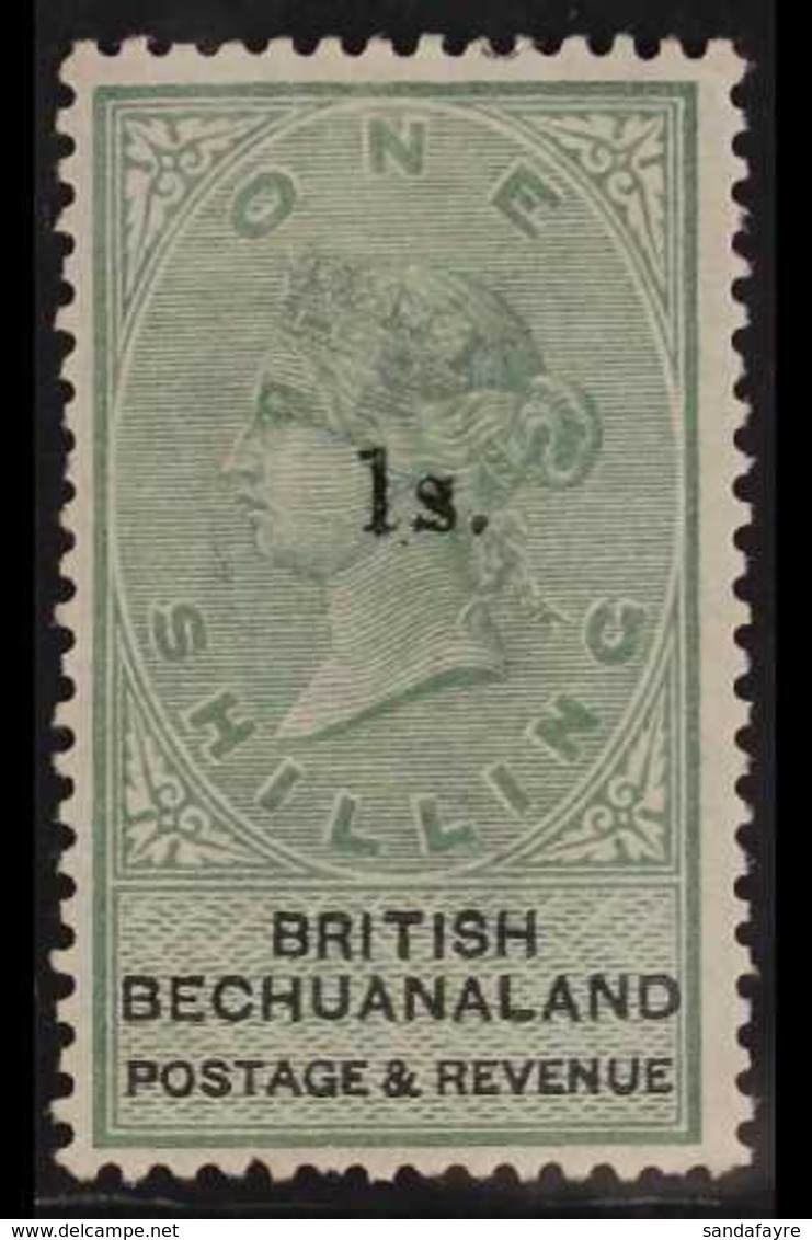 1888 1s On 1s Green And Black, SG 28, Very Fine And Fresh Mint. For More Images, Please Visit Http://www.sandafayre.com/ - Other & Unclassified