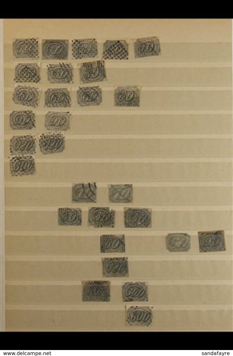 CLASSIC STAMP FORGERIES 1844-1846 "Goats Eyes" & 1850-1861 "Snakes Eyes" Imperfs, All Forgeries, Values To 430r Presente - Autres & Non Classés