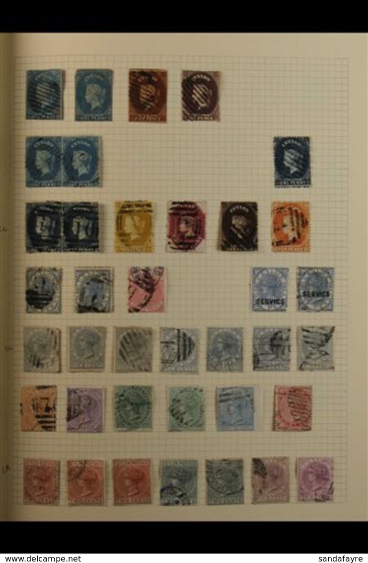 1857-1967 INTERESTING OLD TIME COLLECTION. An Interesting Old, Mixed Mint, Nhm & Used Collection Of Stamps (often Mint & - Ceylan (...-1947)